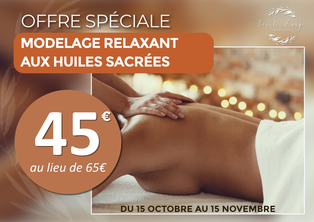 offre modelage relaxant nice-